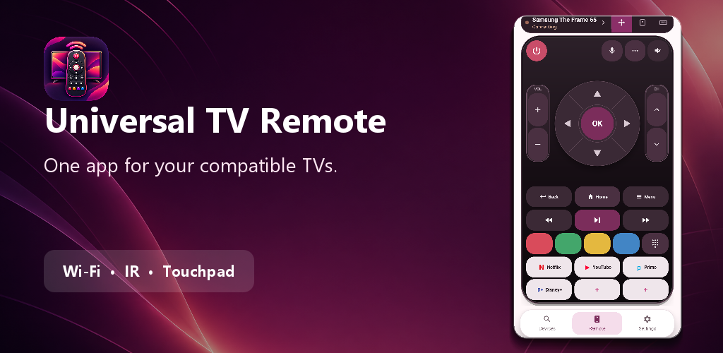 Universal TV Remote feature overview